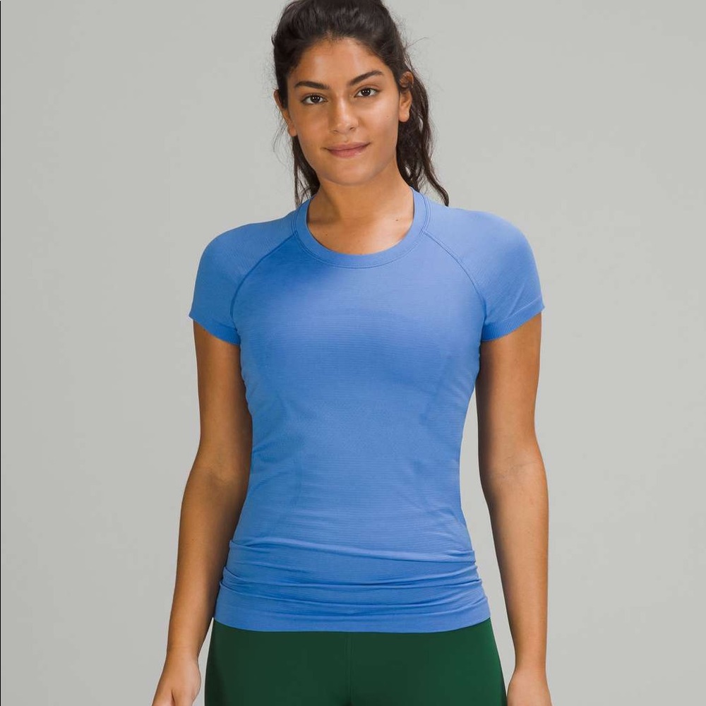 NWT blue nile lululemon swiftly tech short sleeve